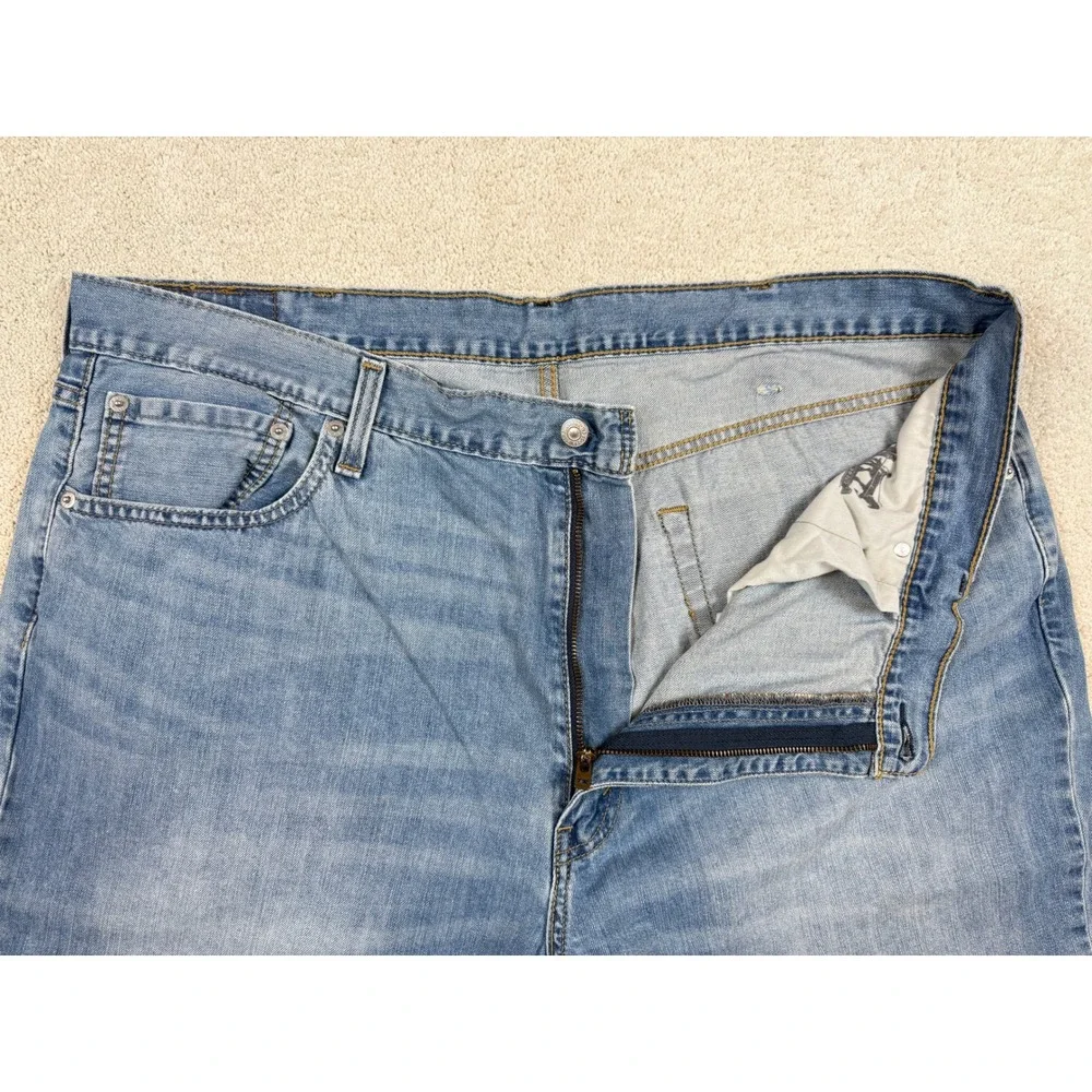 Levis 569 Mens Loose Straight Baggy Workwear Jeans Blue 44x32 Actual 42x29 #1468